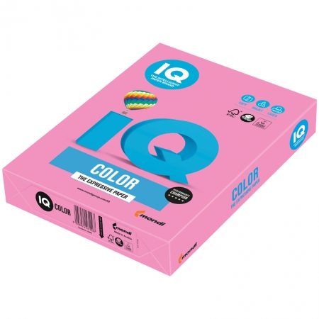 Бумага "IQ Color neon" А4, 80г/м2, 500л. (розовый неон)