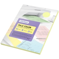 Бумага цветная OfficeSpace "Pale Color", А4, 80г/м?, 100л., (желтый)