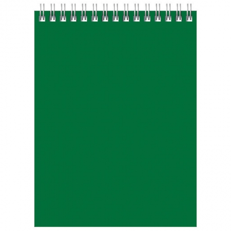 Блокнот А6 60л. на гребне BG "Для конференций", зеленый