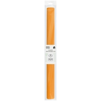 Бумага крепированная ТРИ СОВЫ, 50*250см, 32г/м2, светло-оранжевая, в рулоне, пакет с европодвесом