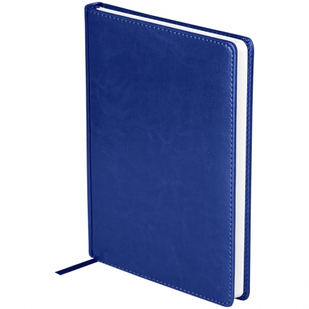 Ежедневник недатированный, A5, 136л., кожзам, OfficeSpace "Nebraska", синий