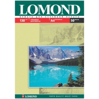 Фотобумага А4 для стр. принтеров Lomond, 130г/м2 (50л) гл.одн.