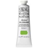Краска масляная профессиональная Winsor&Newton "Artists Oil", 37мл, бледно-зеленый кадмий