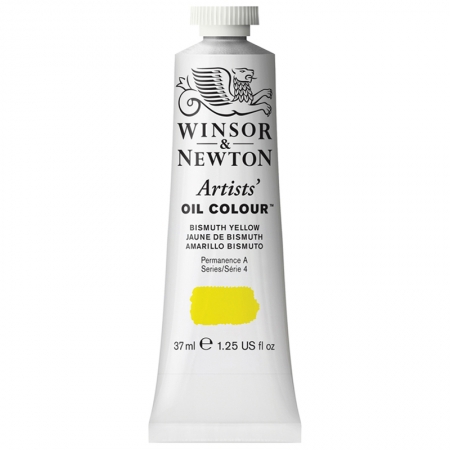 Краска масляная профессиональная Winsor&Newton "Artists' Oil", 37 мл, желтый висмут