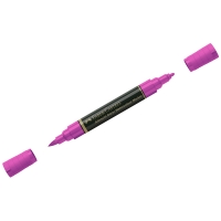 Маркер акварельный пигментированный Faber-Castell "Albrecht D?rer", цвет 125 средне-фиолетово-розовый средний, двухстор., кистев./пулевид.