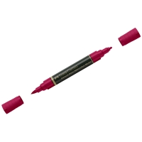 Маркер акварельный пигментированный Faber-Castell "Albrecht D?rer", цвет 127 розовый кармин, двухстор., кистев./пулевид.