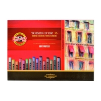 Пастель художественная Koh-I-Noor "Toison D or", 36 цветов, картон. упаковка