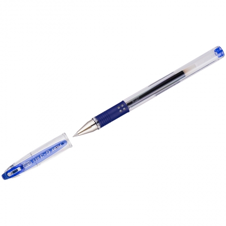 Ручка гелевая "G-3" синяя, 0,38мм, грип