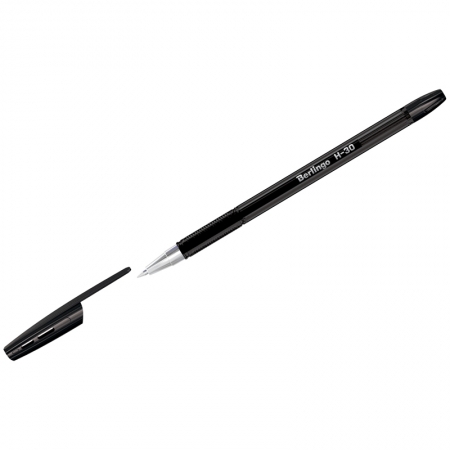 Ручка шариковая "H-30", черная, 0,7мм