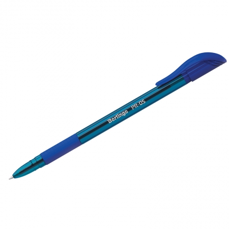 Ручка шариковая "PR-05", синяя, 0,5мм, грип