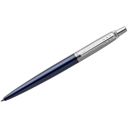 Ручка шариковая "Jotter Royal Blue CT" синяя, 1,0мм, кнопочный механизм, подар.уп.
