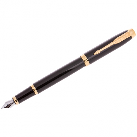 Ручка перьевая "IM Black GT" синяя, 0,8мм, подар.уп.