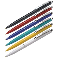 Ручка шариковая автоматическая Schneider "K15" синяя, 1,0мм, корпус ассорти