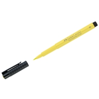 Ручка капиллярная Faber-Castell "Pitt Artist Pen Brush" цвет 104 светло-желтая, пишущий узел "кисть"