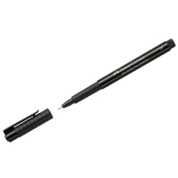 Ручка капиллярная Faber-Castell "Pitt Artist Pen Fineliner S" цвет 199 черный, S=0,3мм, игольчатый пишущий узел
