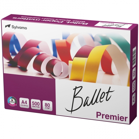 Бумага "Ballet Premier" А4, 80г/м2, 500л., 161%