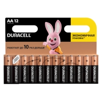 Батарейка Duracell Basic AA (LR06) алкалиновая, 12BL