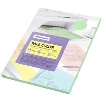 Бумага цветная OfficeSpace "Pale Color", А4, 80г/м?, 100л., (зеленый)