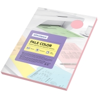 Бумага цветная OfficeSpace "Pale Color", А4, 80г/м?, 100л., (розовый)