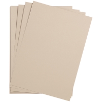 Цветная бумага 500*650мм, Clairefontaine "Etival color", 24л., 160г/м2, светло-серый, легкое зерно, 30%хлопка, 70%целлюлоза