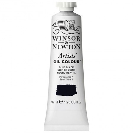 Краска масляная профессиональная Winsor&Newton "Artists' Oil", 37 мл, иссиня-черный