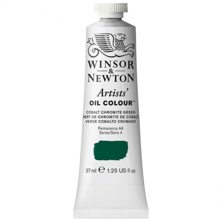 Краска масляная профессиональная Winsor&Newton "Artists' Oil", 37 мл, кобальт зеленый хром