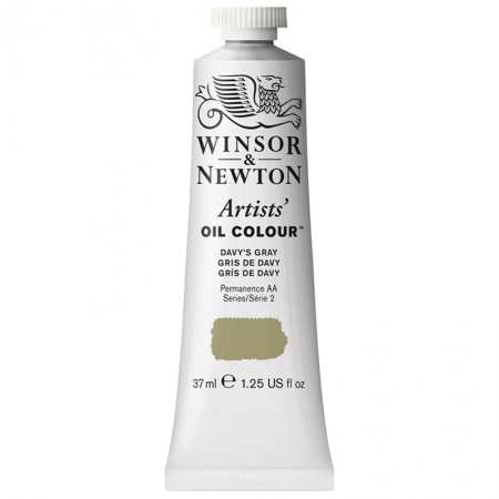 Краска масляная профессиональная Winsor&Newton "Artists' Oil", 37 мл серый Дейвис