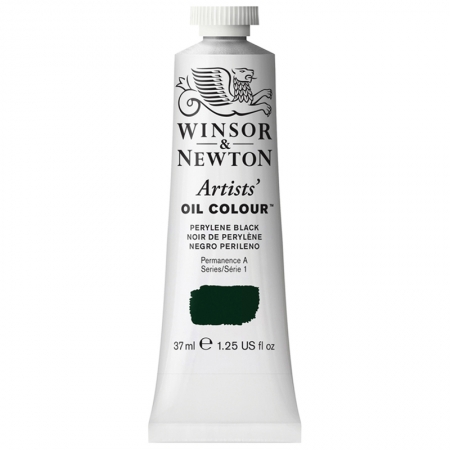 Краска масляная профессиональная Winsor&Newton "Artists' Oil", 37 мл черный Перилен