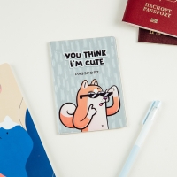 Обложка для паспорта MESHU "Cute", ПВХ, 2 кармана