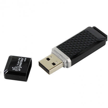 Память Smart Buy USB Flash 16GB Quartz черный