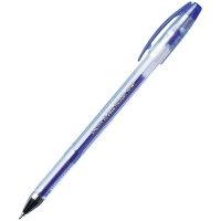 Ручка гелевая Crown "Hi-Jell Needle" синяя, 0,5мм, игольчатый стержень