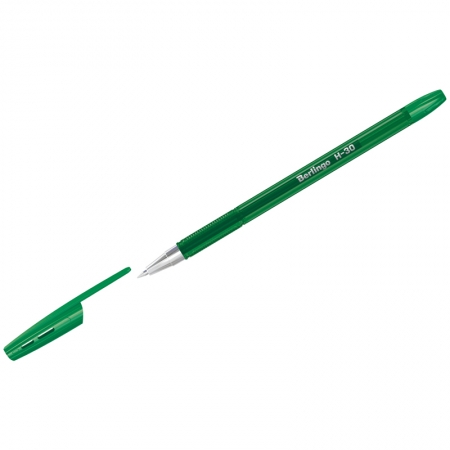 Ручка шариковая "H-30", зеленая, 0,7мм