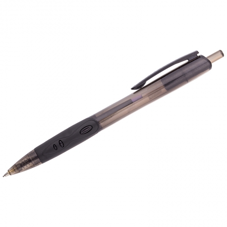 Ручка шариковая автоматическая "Micra", черная, 0,7мм, грип