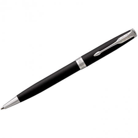 Ручка шариковая "Sonnet Matte Black СT" черная, 1,0мм, поворотный механизм., подар.уп.