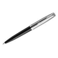 Ручка шариковая Parker "51 Black CT" черная, 1,0мм, поворот., подарочная упаковка